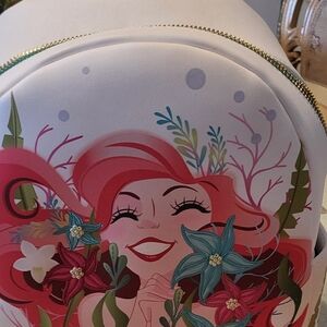 Danielle Nicole Disney The Little Mermaid Ariel Floral Mini Backpack with wallet